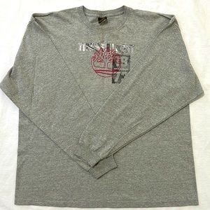 Timberland Men’s Front / Back Logo Long Sleeve T-shirt XL